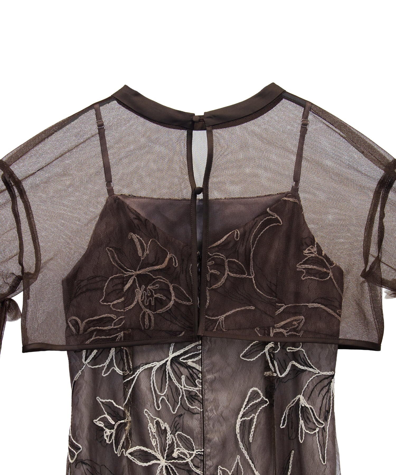 Embroidery frill Set Dress | ANDRESD