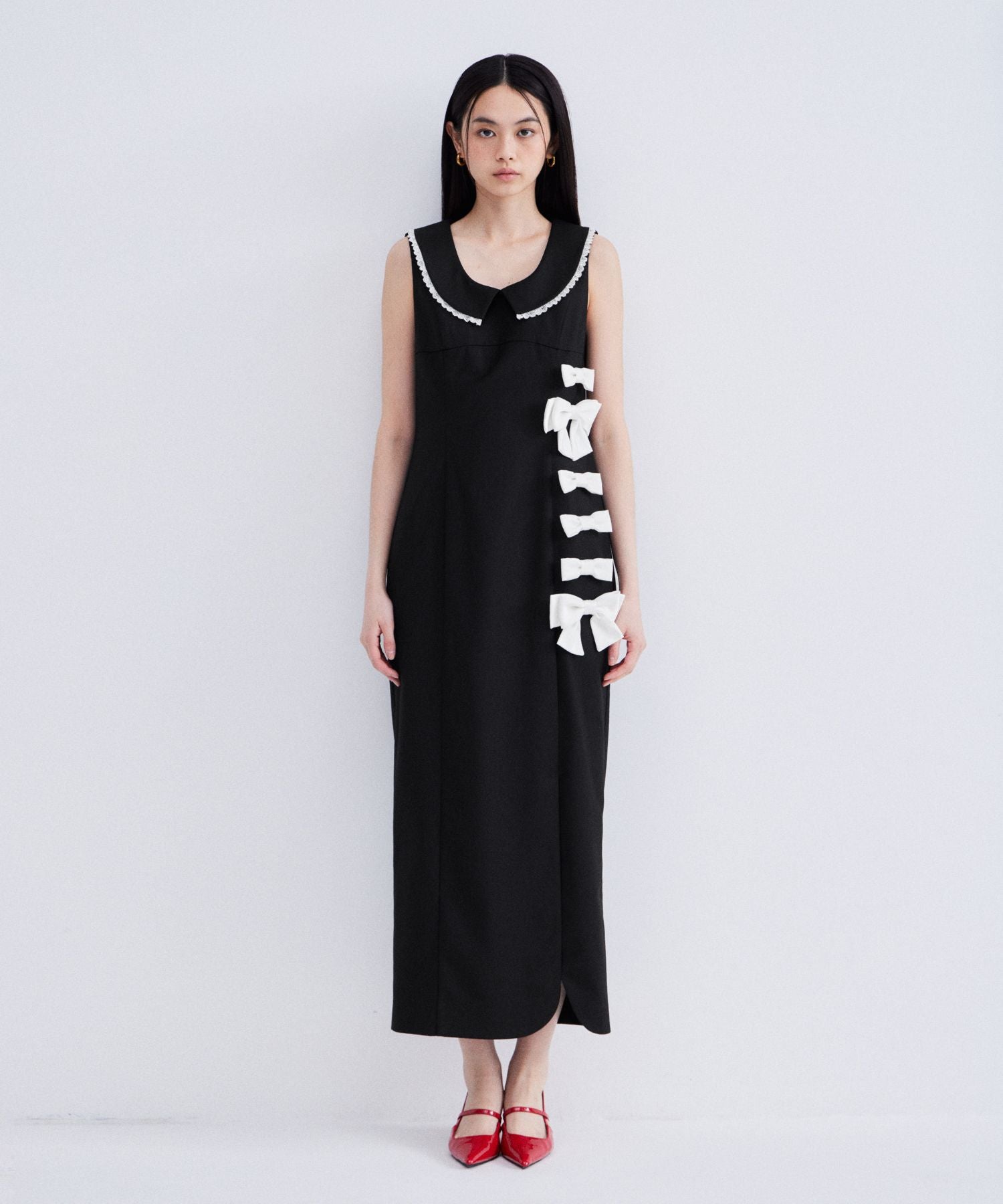 Mixed Ribbon Line Dress | ANDRESD