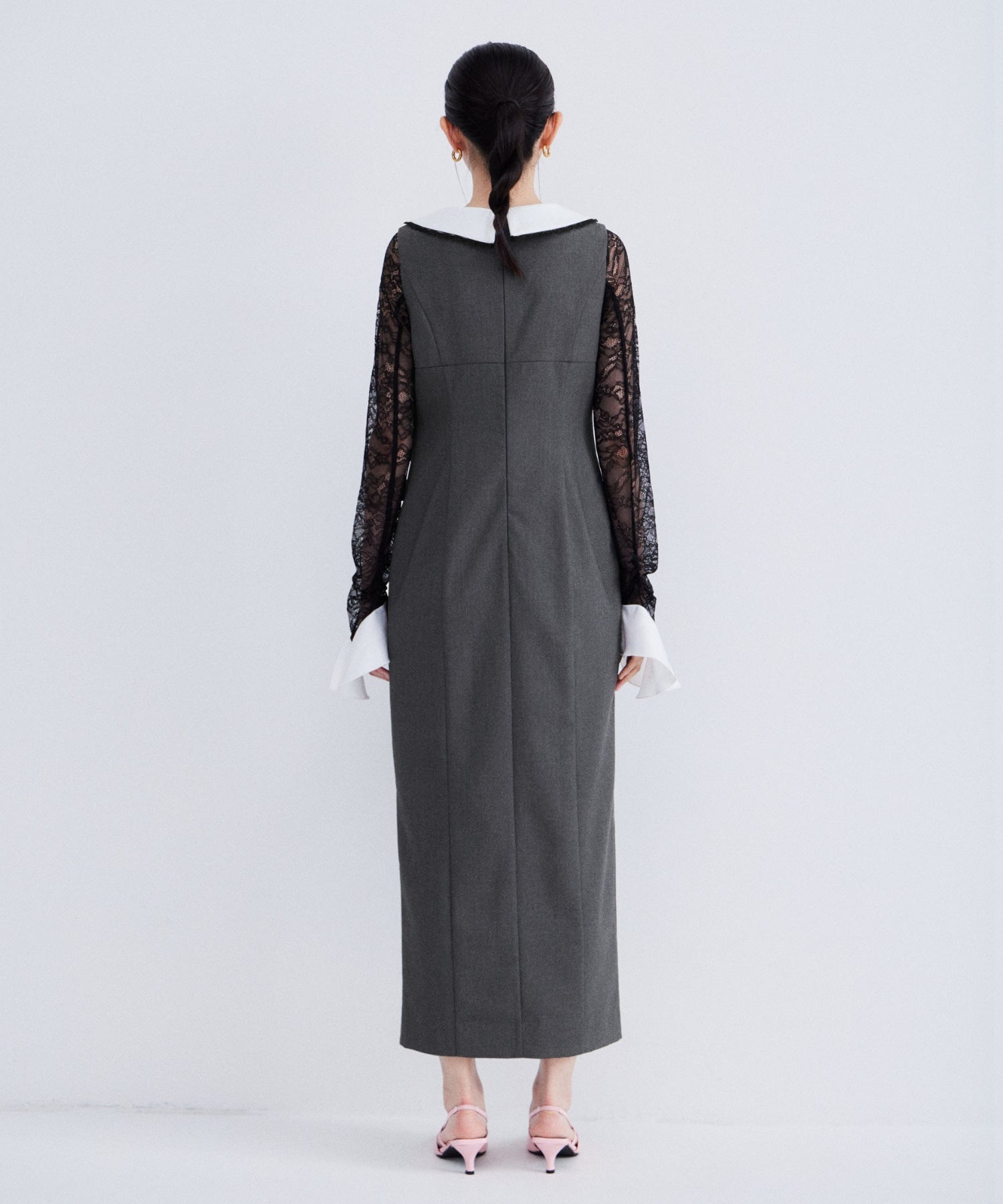 Mixed Ribbon Line Dress | ANDRESD