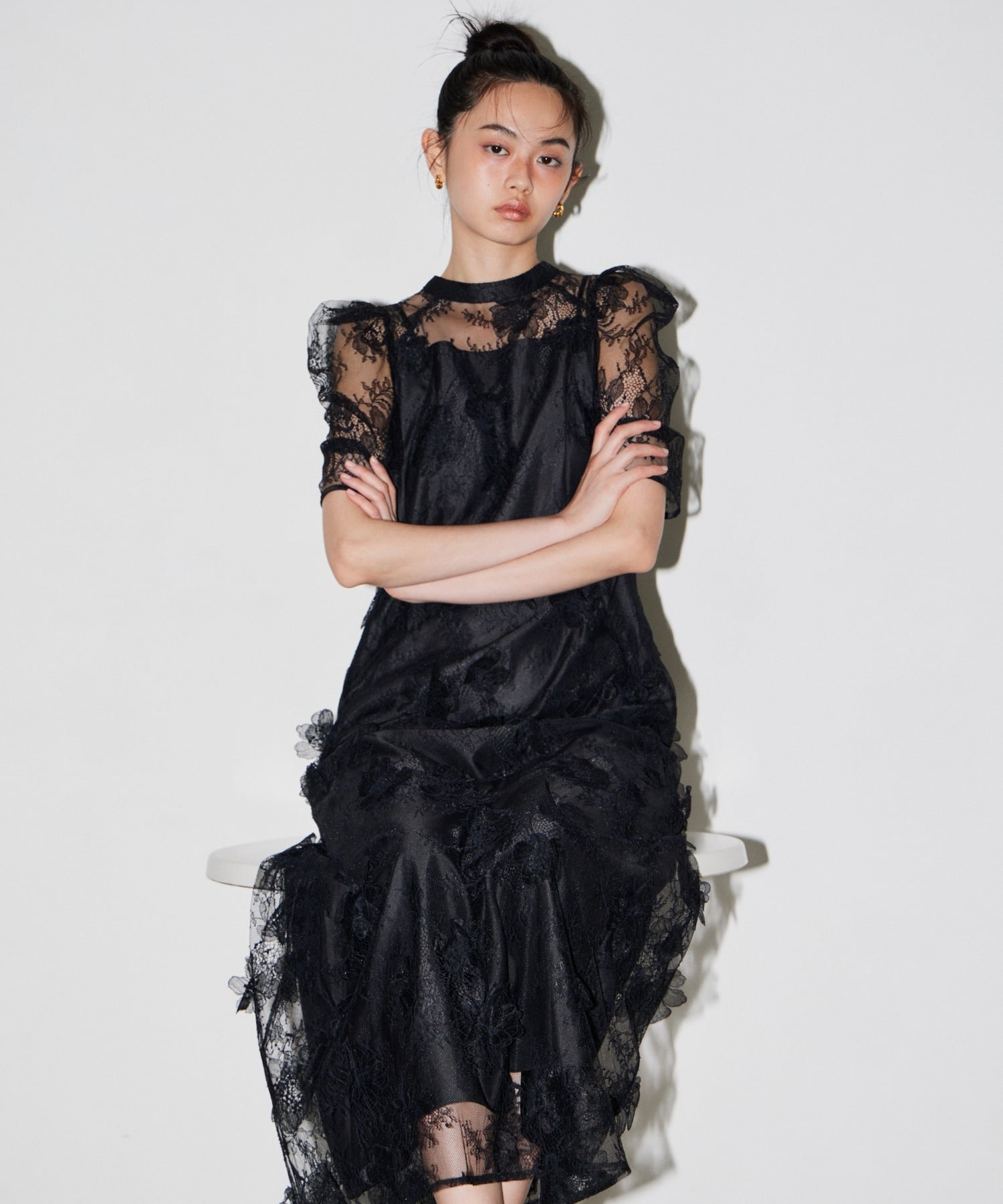 Flower Lace Dress | ANDRESD